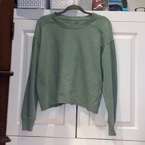 Aerie Green Crewneck